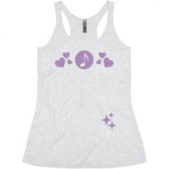 Ladies Slim Fit Super Soft Racerback Triblend Tank