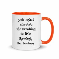 11oz Ceramic Mug with Color Inside