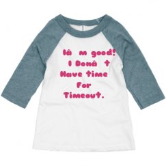 Toddler 3/4 Sleeve Raglan Tee
