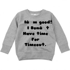 Toddler Crewneck Basic Promo Sweatshirt