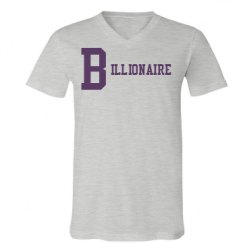 Unisex V-Neck Jersey Tee