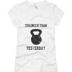 Ladies Slim Fit Basic Promo Jersey Tee