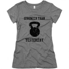 Ladies Slim Fit Super Soft Triblend Tee