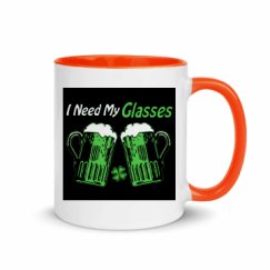 11oz Ceramic Mug with Color Inside