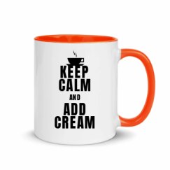 11oz Ceramic Mug with Color Inside