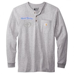 Unisex Carhartt Long Sleeve Henley Tee