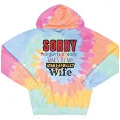Unisex Tie-Dye Fleece Hoodie