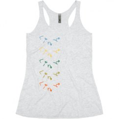 Ladies Slim Fit Super Soft Racerback Triblend Tank