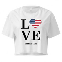 Ladies Festival Cali Crop Top Tee