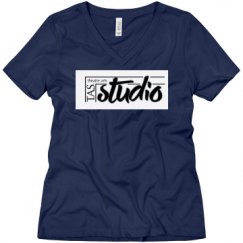 Ladies Relaxed Fit V-Neck Tee