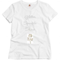 Glitter sparkle shine top