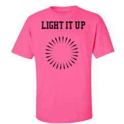 Unisex Ultra Cotton Safety Neon Crewneck Tee
