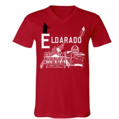 Unisex V-Neck Jersey Tee