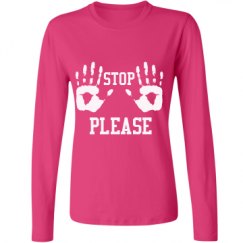 Ladies Relaxed Fit Basic Long Sleeve Tee