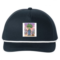 Snapback Five-Panel Rope Hat