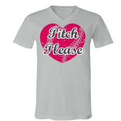 Unisex V-Neck Jersey Tee