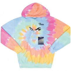 Unisex Tie-Dye Fleece Hoodie