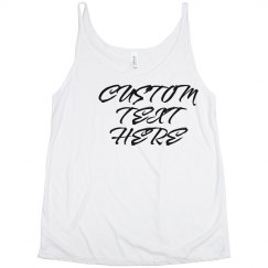 Customize A Slouchy Tank Top