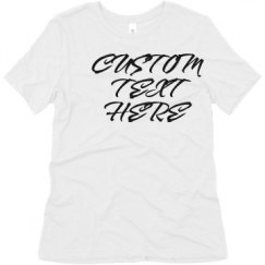 Ladies Relaxed Fit Super Soft Triblend Tee