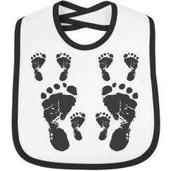 Infant Contrast Trim Bib