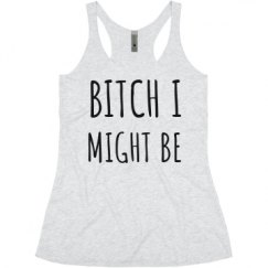 Ladies Slim Fit Super Soft Racerback Triblend Tank