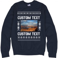 Custom Photo Ugly Sweaters For Groups
