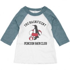Toddler 3/4 Sleeve Raglan Tee
