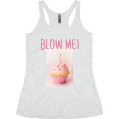 Ladies Slim Fit Super Soft Racerback Triblend Tank