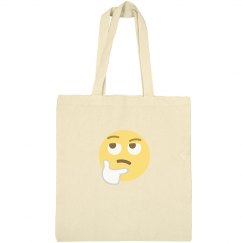 Thinking Face Tote Bag 