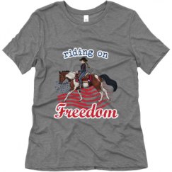 Ladies Relaxed Fit Super Soft Triblend Tee