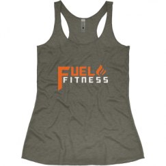 Ladies Slim Fit Super Soft Racerback Triblend Tank