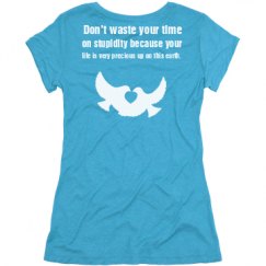 Ladies Slim Fit Super Soft Triblend Tee