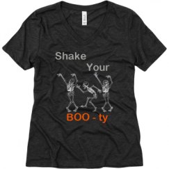 Ladies Relaxed Fit Super Soft Triblend V-Neck Tee