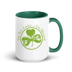 15oz Ceramic Mug with Color Inside