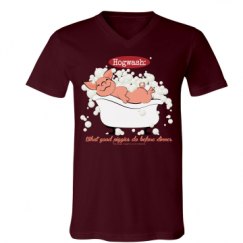 Unisex V-Neck Jersey Tee