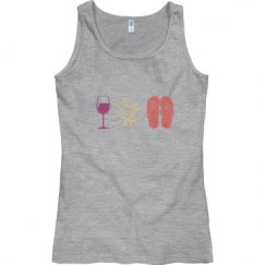 Ladies Semi-Fitted Basic Promo Tank