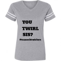 Ladies Relaxed Fit Vintage Sports Tee