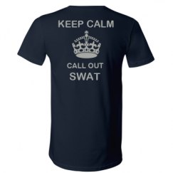 Unisex V-Neck Jersey Tee