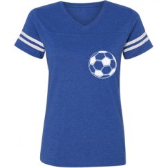 Ladies Relaxed Fit Vintage Sports Tee