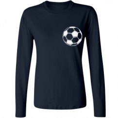 Ladies Relaxed Fit Basic Long Sleeve Tee