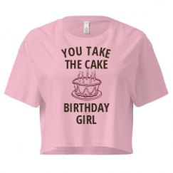 Ladies Festival Cali Crop Top Tee