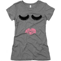 Ladies Slim Fit Super Soft Triblend Tee