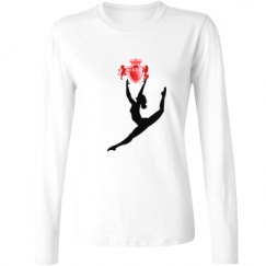 Ladies Relaxed Fit Basic Long Sleeve Tee