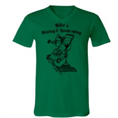 Unisex V-Neck Jersey Tee