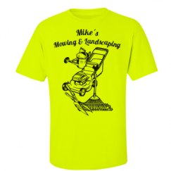 Unisex Ultra Cotton Safety Neon Crewneck Tee