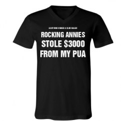 Unisex V-Neck Jersey Tee