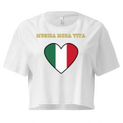 Ladies Festival Cali Crop Top Tee