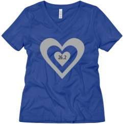 Ladies Relaxed Fit V-Neck Tee