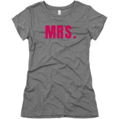 Ladies Slim Fit Super Soft Triblend Tee