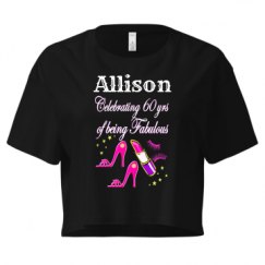 Ladies Festival Cali Crop Top Tee